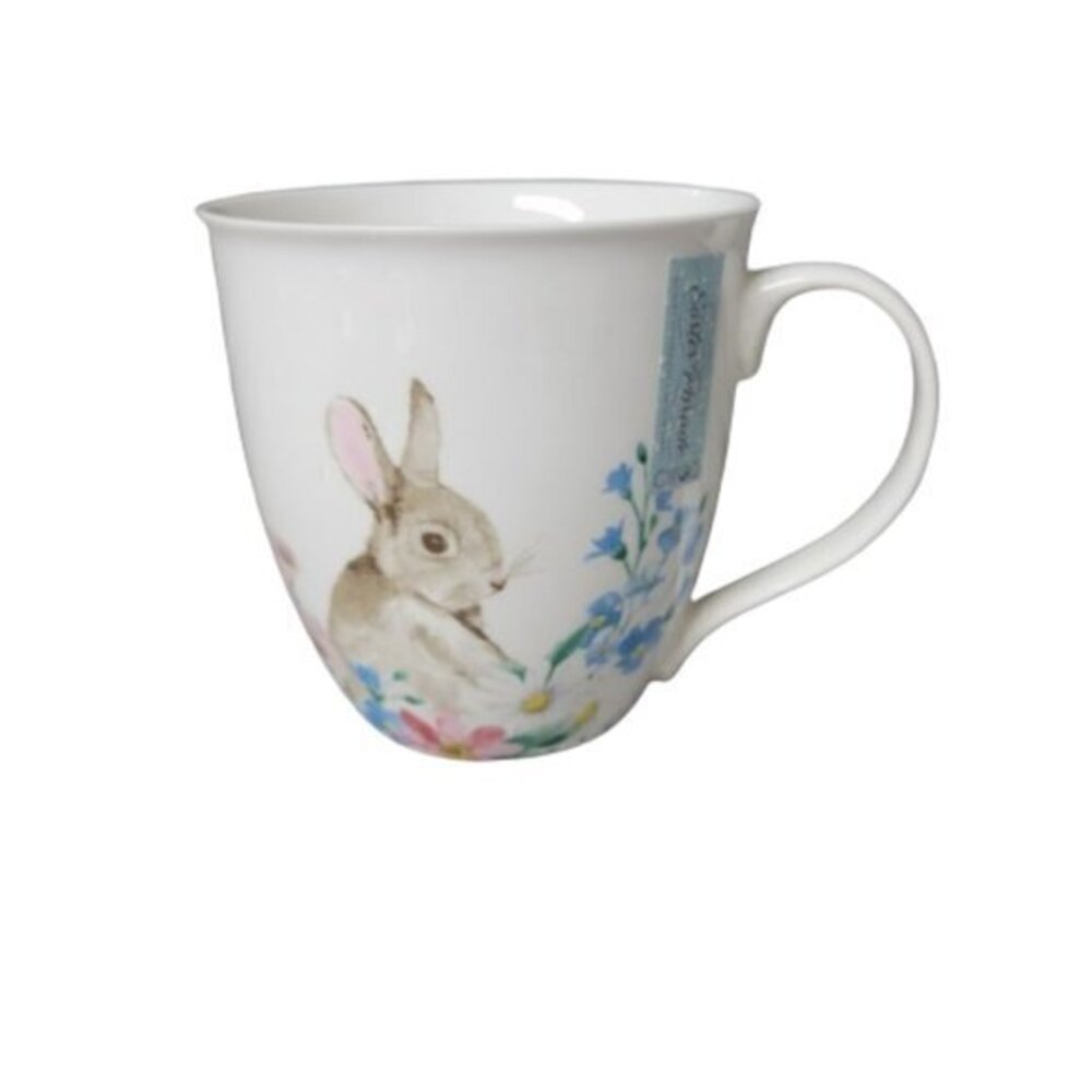 CLEARANCE NWT Ciroa Quality Stoneware Easter Parade Large Coffee Tea Mug Cup